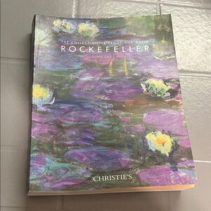 🔥"ROCKEFELLER" COLLECTION OF 19TH CENTURY ART, COFFEE TABLE BOOK VTG COLLECTORS